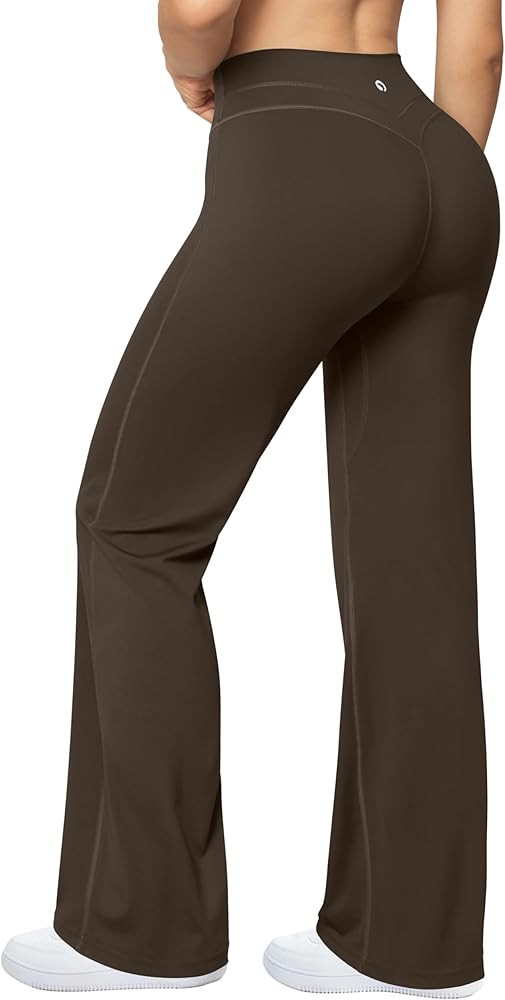 OQQ Yoga Pants Women High Waist Casual Soft Crossover Straight Leg | Amazon (US)