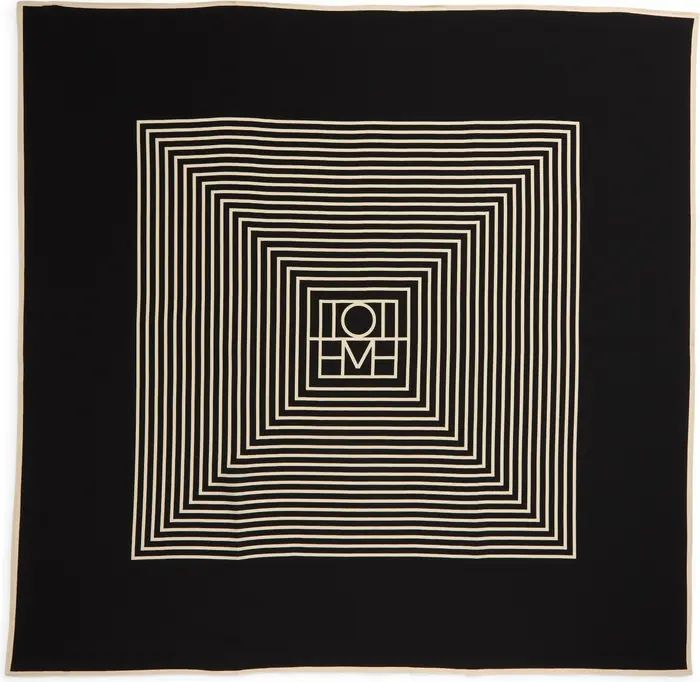 TOTEME Monogram Silk Scarf | Nordstrom | Nordstrom