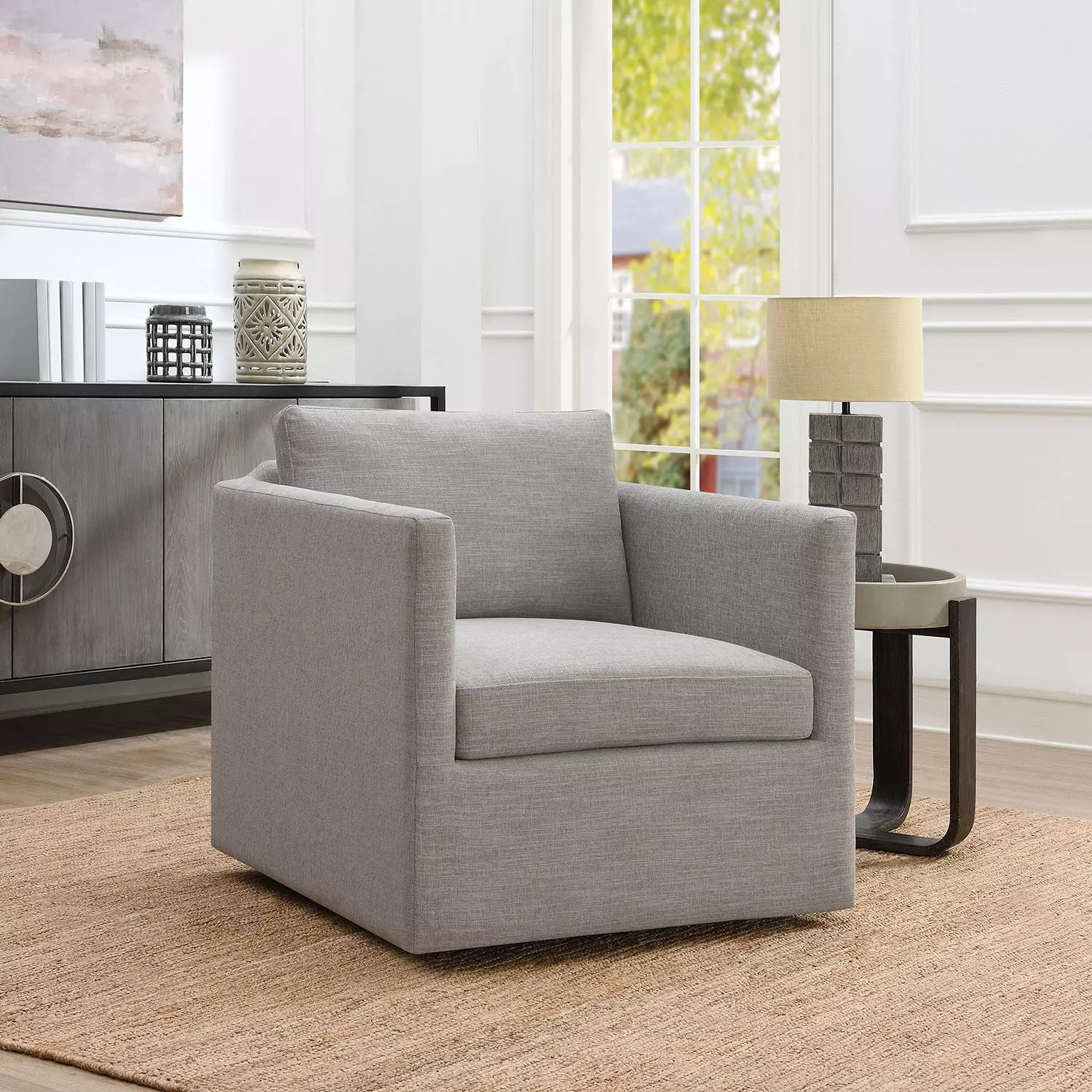 Marlow Fabric Swivel Chair | Sam's Club
