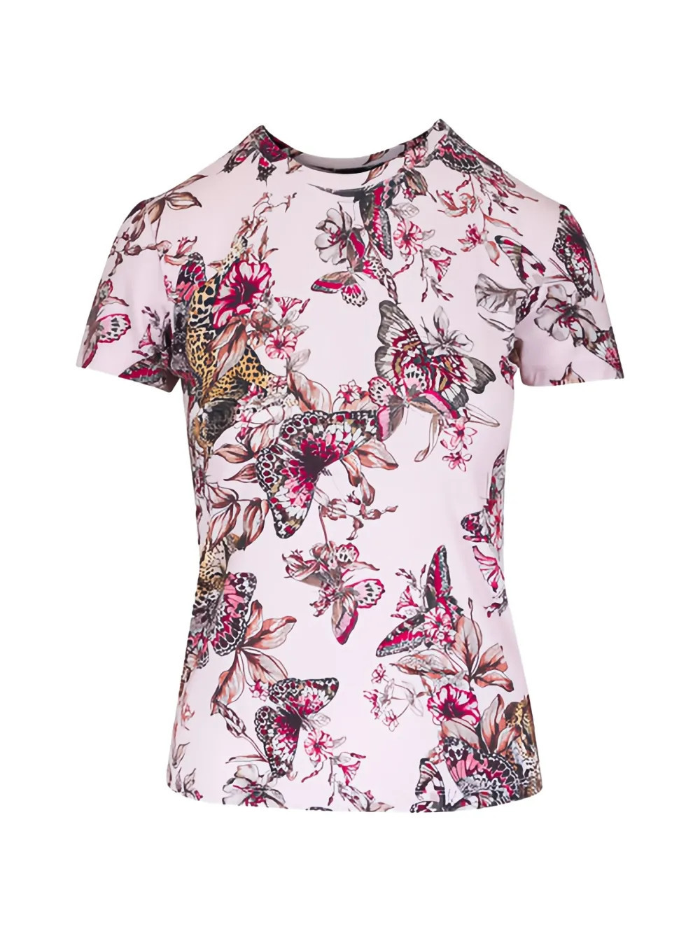 L'Agence Ressi floral-print T-shirt - Pink | Farfetch Global