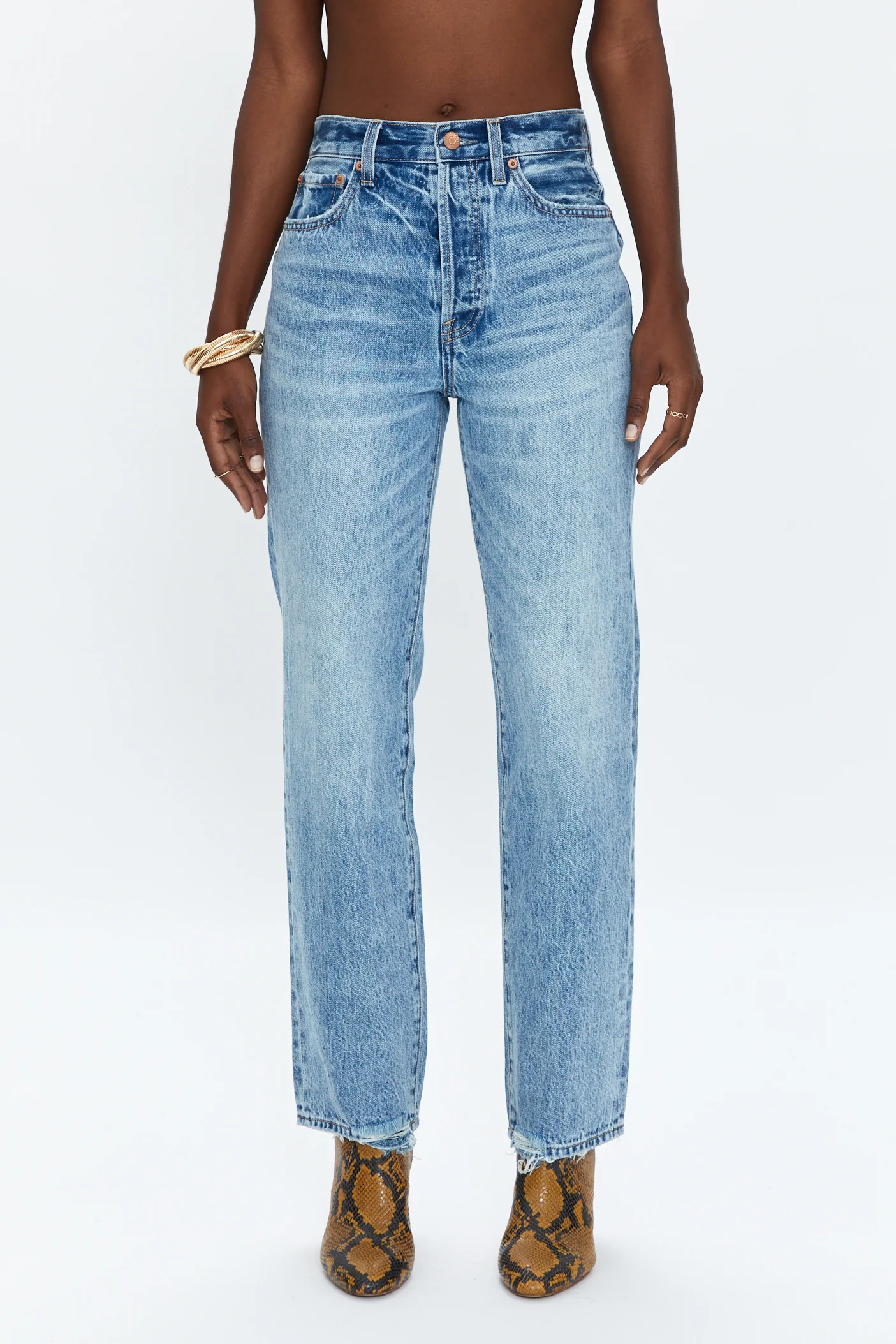 Cassie Super High Rise Straight - Bramble | Pistola Denim