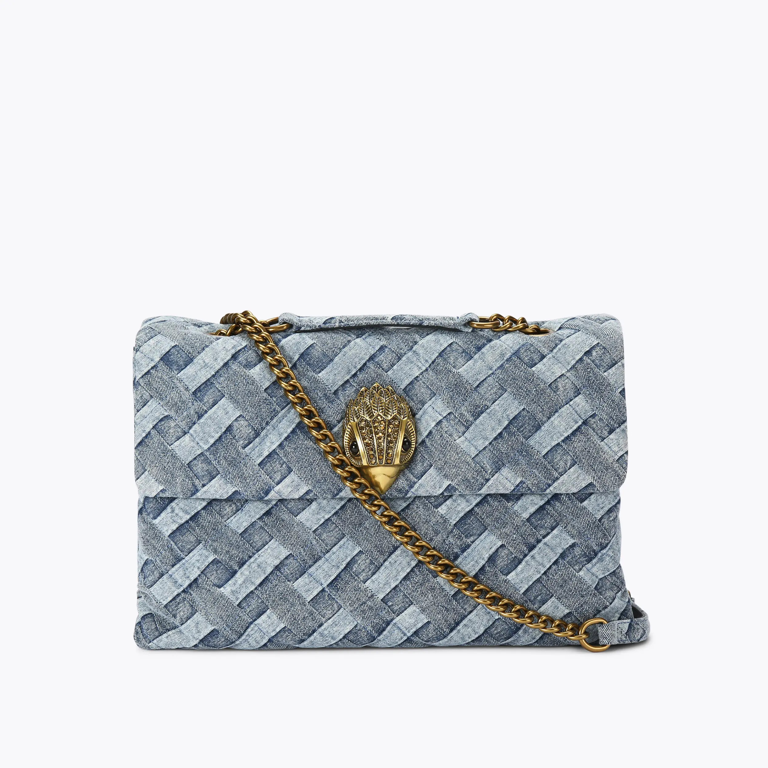 xxl denim kensington bag | Kurt Geiger US