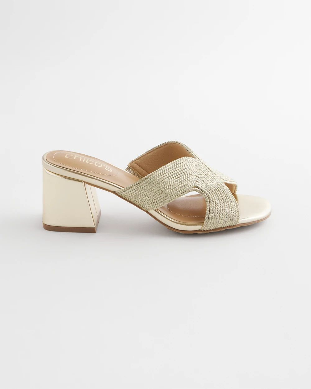 Gold Verona Block Heel | Chico's