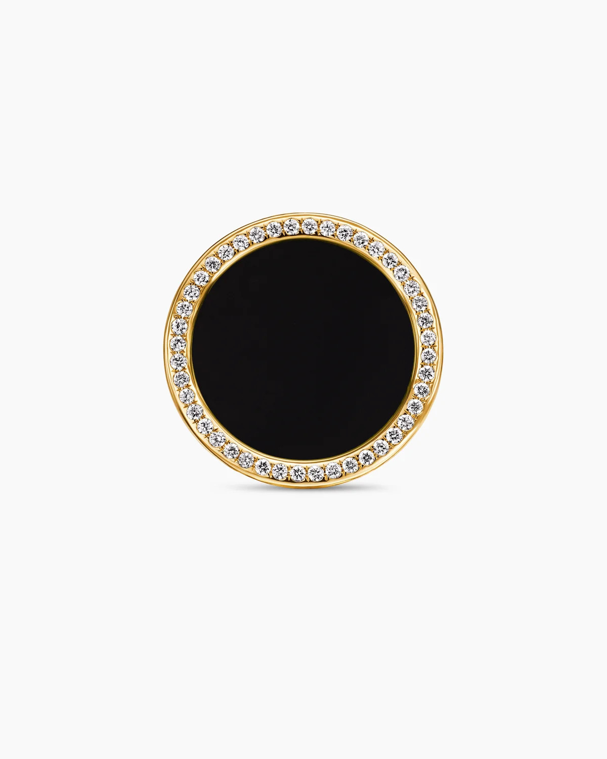 David Yurman | DY Elements Ring in 18K Yellow Gold with Diamonds, 21mm | David Yurman