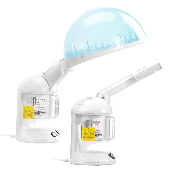 KFFKFF 2 in 1 Hair & Facial Steamer Professional Hair Steamer with Bonnet Hood | Walmart (US)