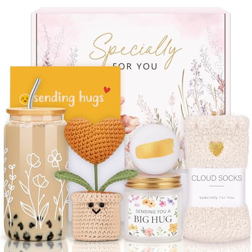 Care Package for Women Get Well Gifts for Women After Surgery Recovery Gift Get Well Soon Gift Baskets for Woman Sympathy, Thinking of You, Hug in a Box, Feel Better Gifts for Woman, College Girl, Her | Amazon (US)
