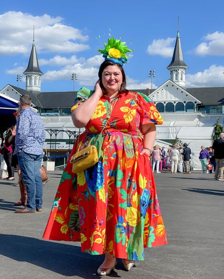 Tis the season for big fascinators and fun colors! Most of this plus size Kentucky derby outfit is older, but I loved the bright colors. 

#LTKcurves #LTKSeasonal