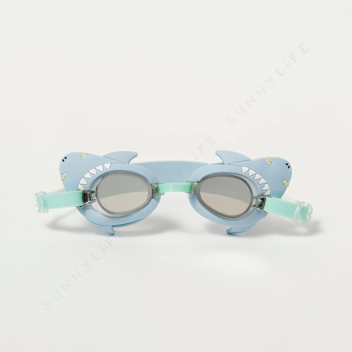 Blue Shark Swim Goggles - Shrimp and Grits Kids | Shrimp and Grits Kids