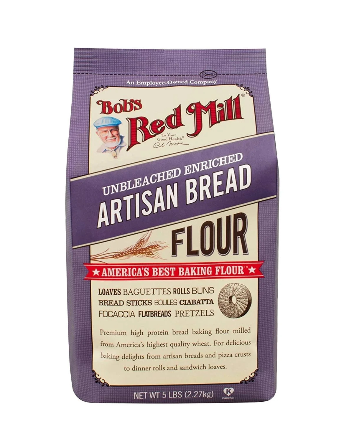 Bob's Red Mill Artisan Bread Flour Unbleached Enriched 5 lbs | Walmart (US)