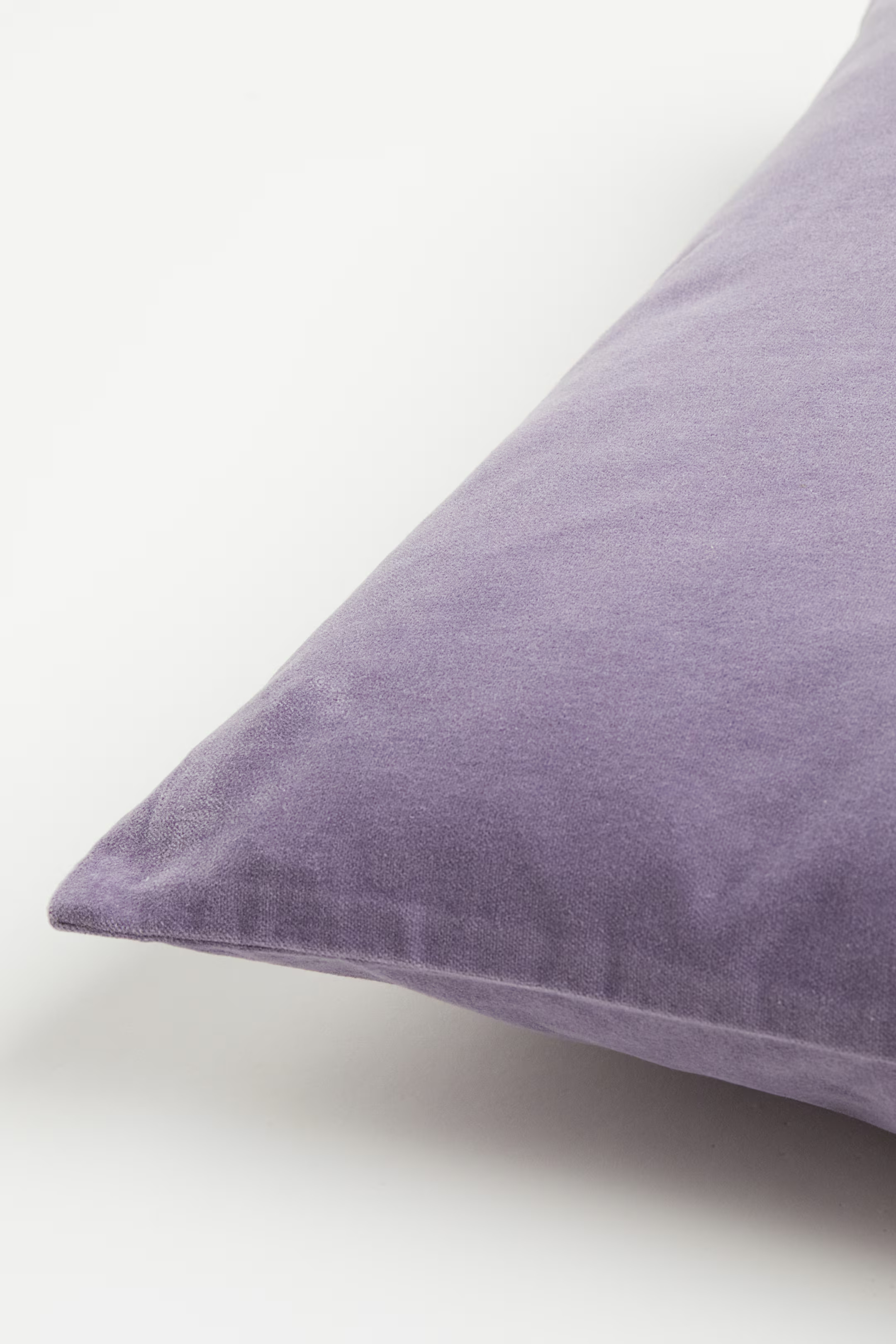 Cotton Velvet Cushion Cover - Purple - Home All | H&M US | H&M (US + CA)