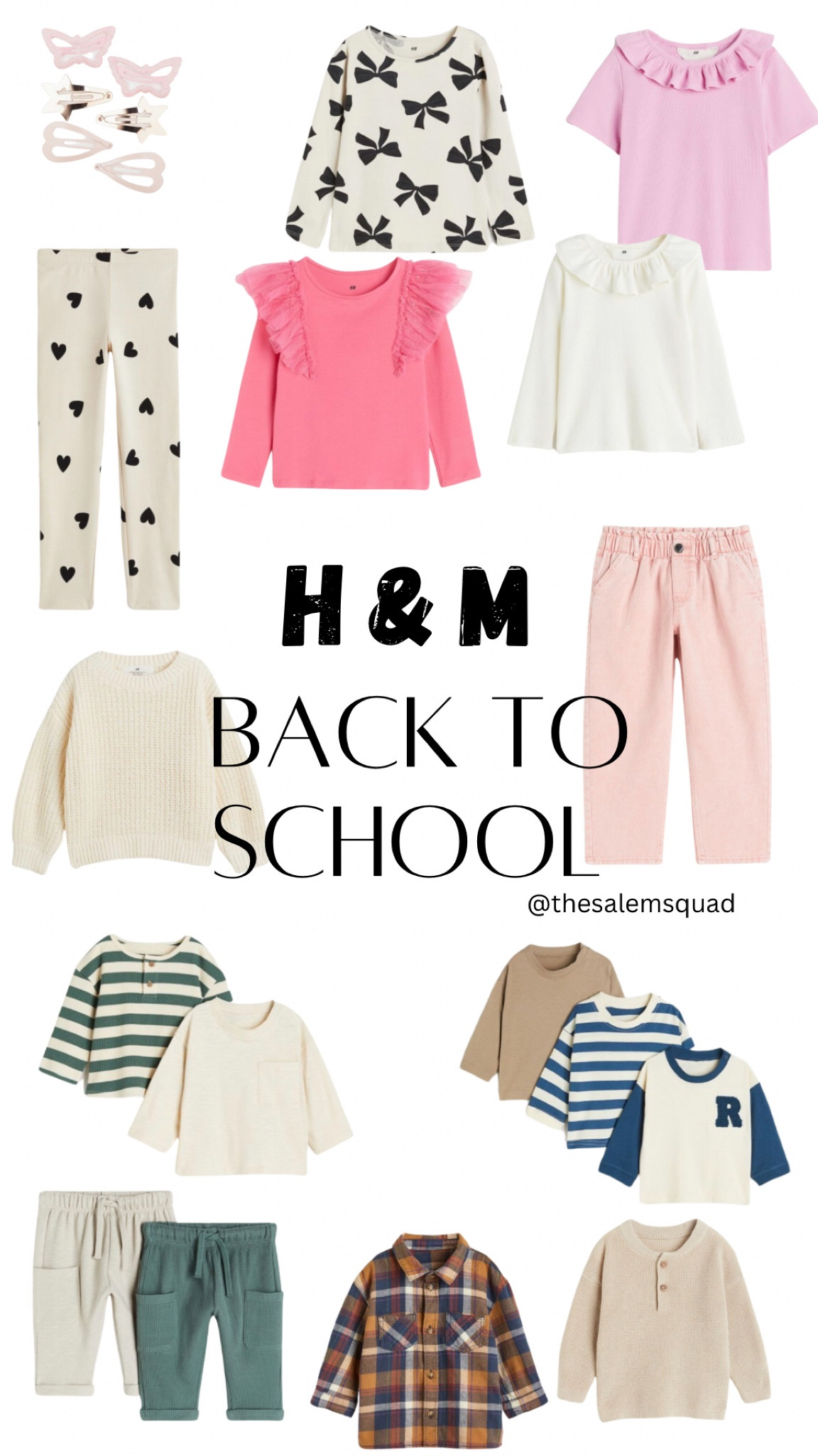 H&M back to school wardrobe 

#LTKFind #LTKBacktoSchool #LTKkids
