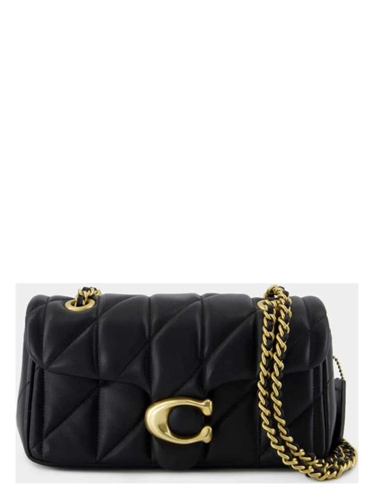 Coach Women's Tabby 20 Leather Crossbody Bag in Black | Size UNI | CP149 | LOZURI