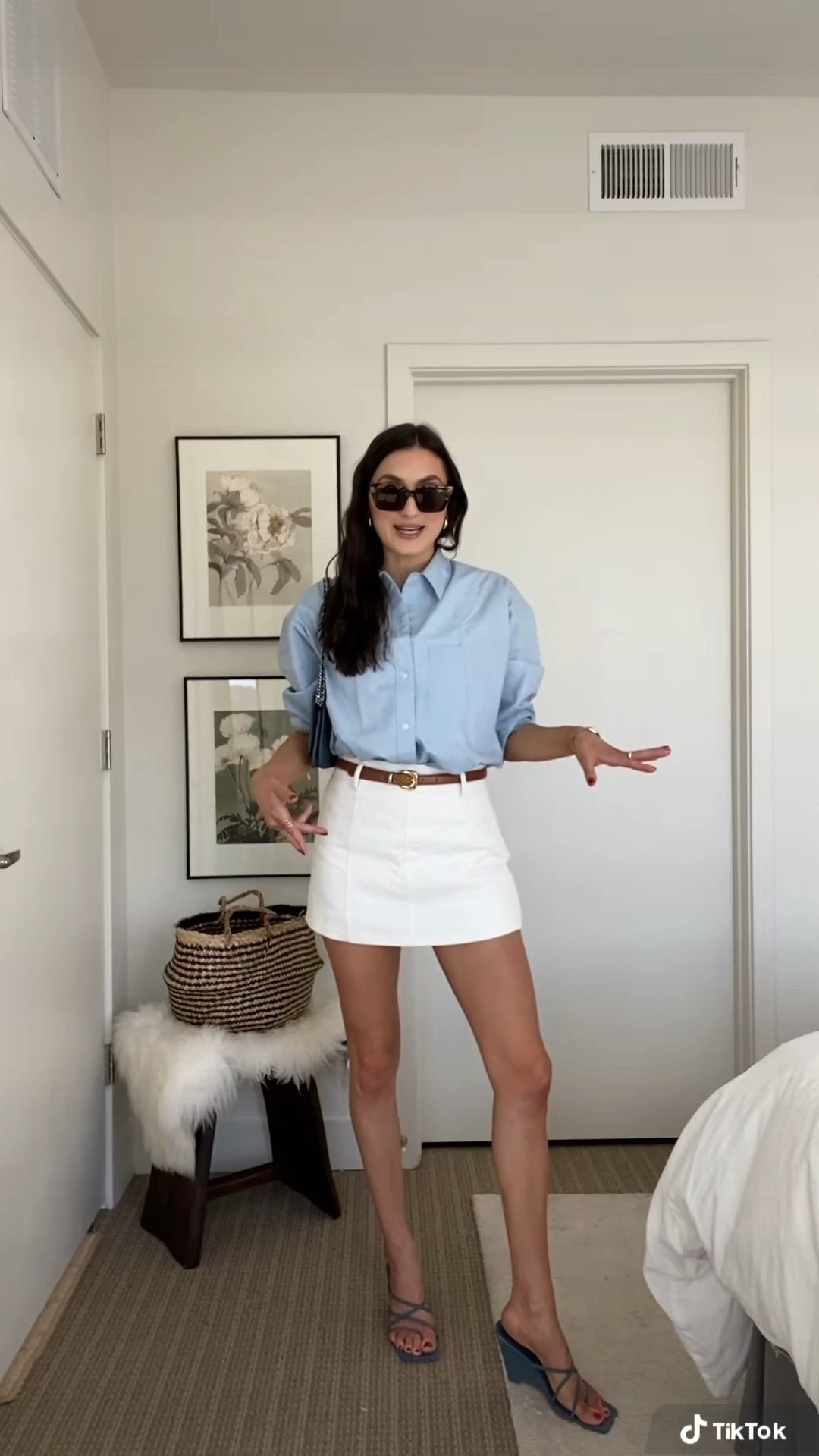 classic with a fun twist with the shoes 🤌🏼

the button down is from abercrombie so take a look at all the prints and colors they have! 

since they’re having a sale, i also linked a $30 white skort from abercrombie too!! 

#skort #buttondown #summeroutfits #revolve #abercrombie #strappywedges

#LTKBacktoSchool #LTKStyleTip #LTKxAF