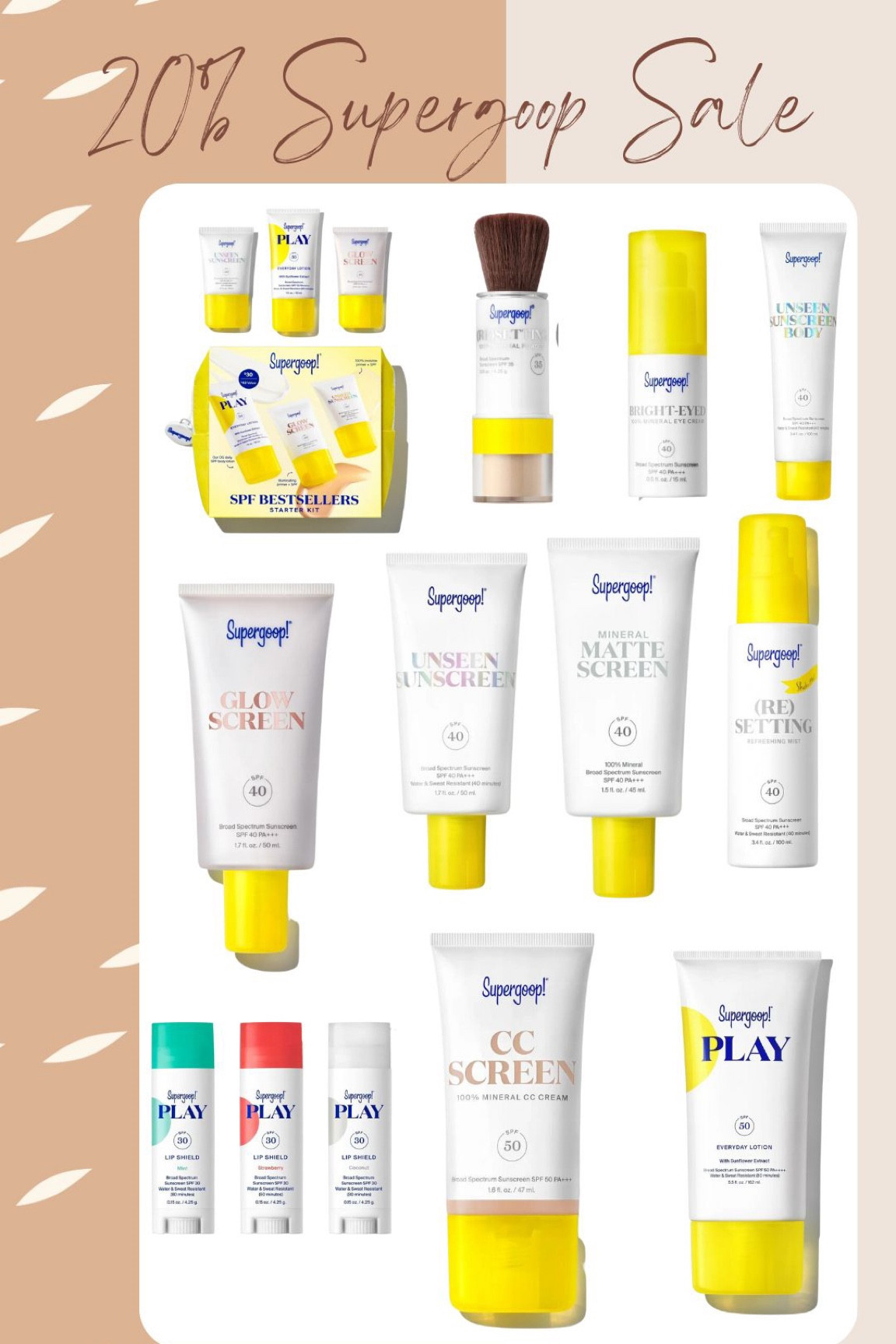 20% off Friends and Family sale-use code SPF20

#LTKFind #LTKbeauty #LTKsalealert