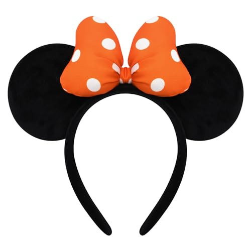 Amazon.com: ODOCARE Handmade Mouse Ears Headband for Women and Ladies, Polka Dot Bow Mini Ears Co... | Amazon (US)