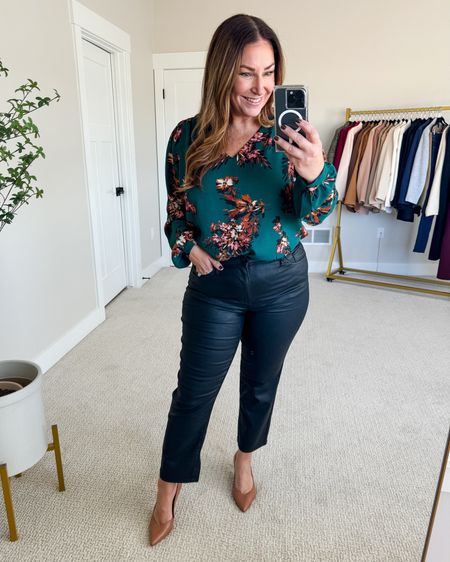 Love these coated jeans! These are 30% off! 

Fit tips: blouse tts, L // jeans tts, 12 R 

Fall style  fall jeans  coated jeans    Holiday fashion  seasonal fashion  winter outfit  classy outfit 

#LTKHoliday #LTKU #LTKstyletip