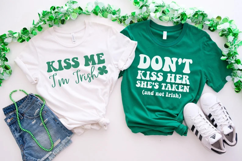 St Pattys Couples Shirts, Funny Couples Shirts, St Patricks Matching Shirts, Gift for Couples, Re... | Etsy (US)