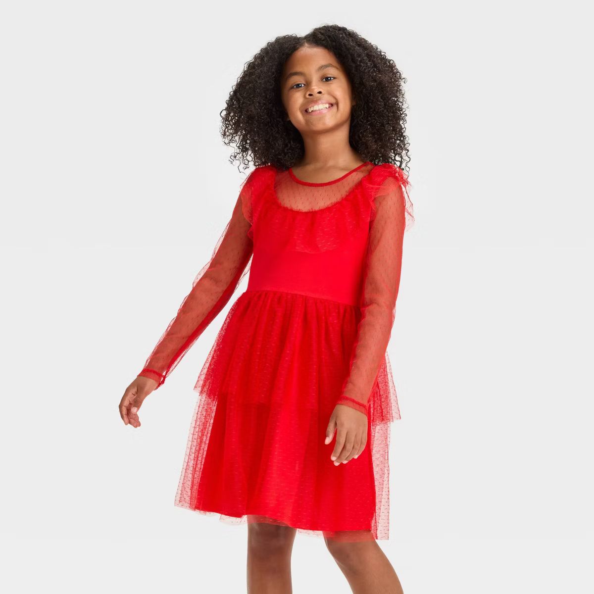 Girls' Deetz Tutu Dress - Red | Target