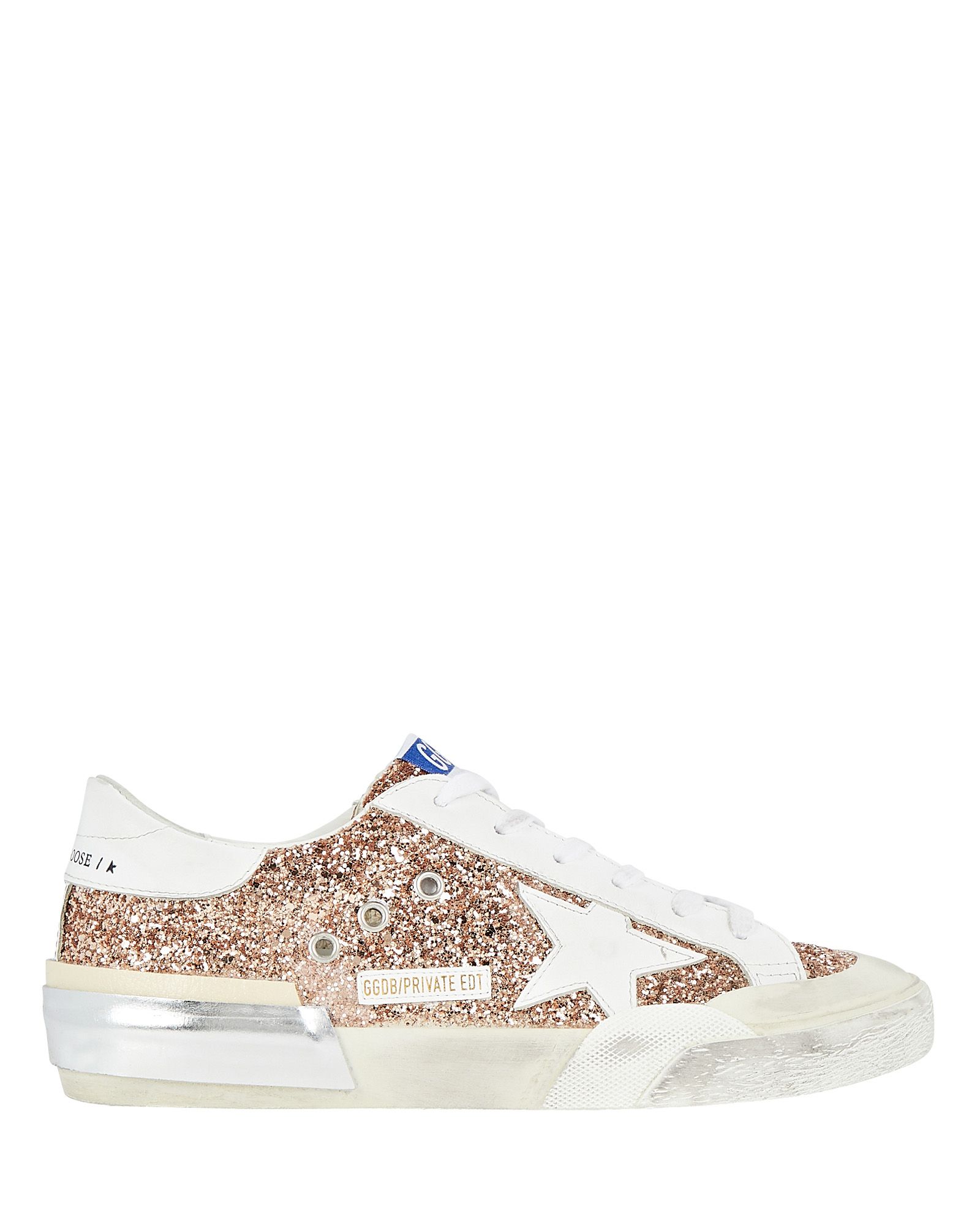 Superstar Glitter Low-Top Sneakers | INTERMIX