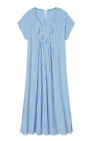 DreamKnit Caftan in Seafarer | LAKE Pajamas