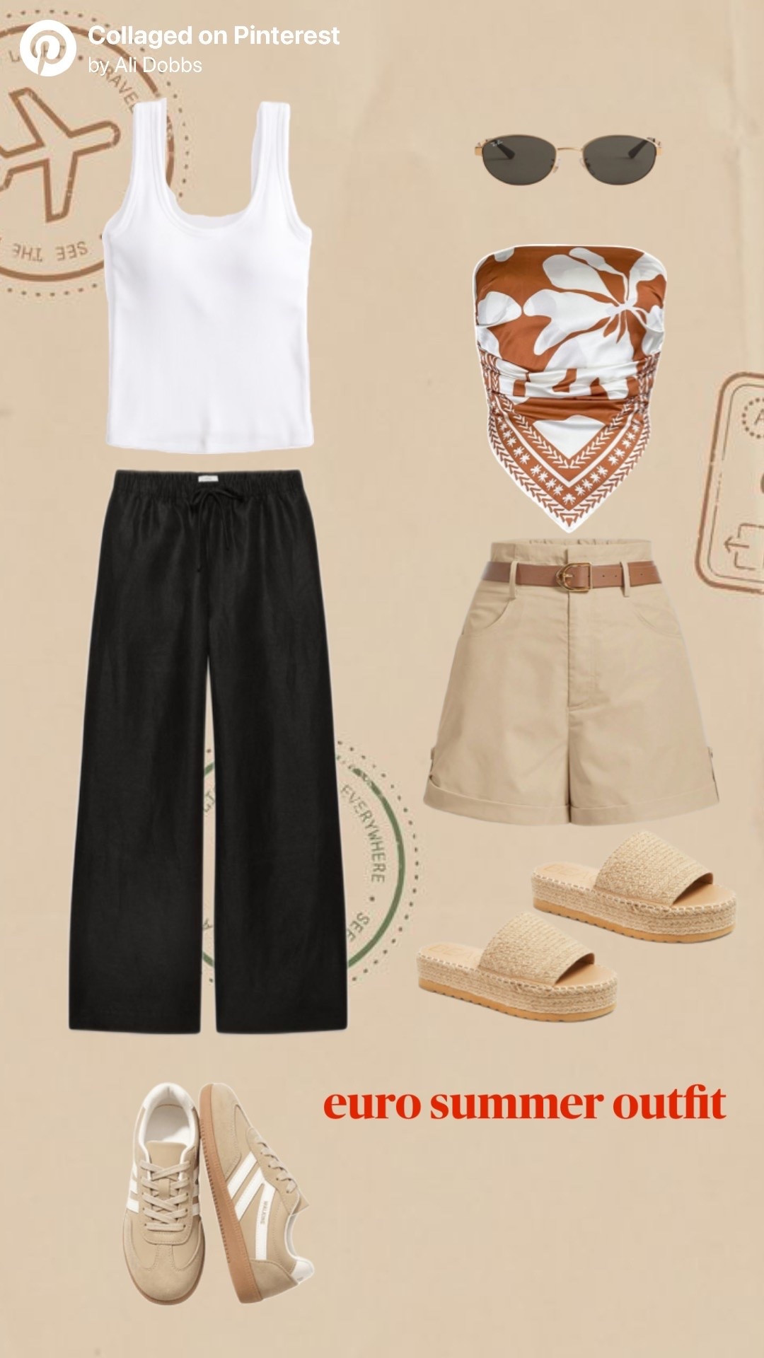 European summer outfit, travel outfit inspo, linen pants, scarf top outfit

#LTKTravel #LTKSeasonal #LTKootd