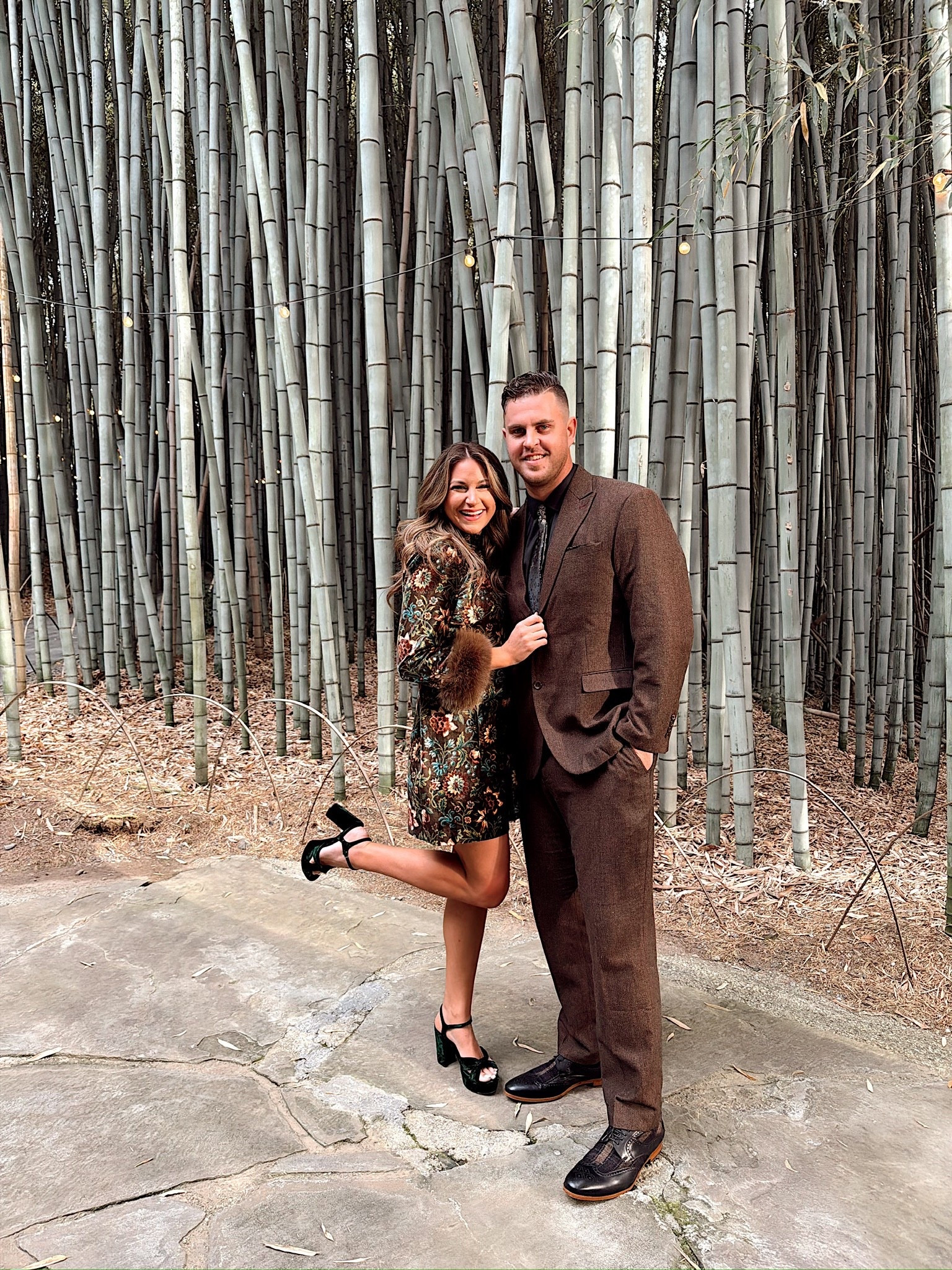 Fall wedding guest outfits! Sean’s outfit is all Amazon and linked! I’m in a small Tuckernuck dress and Amazon platform heels - fits tts. 

#LTKStyleTip #LTKSeasonal #LTKWedding