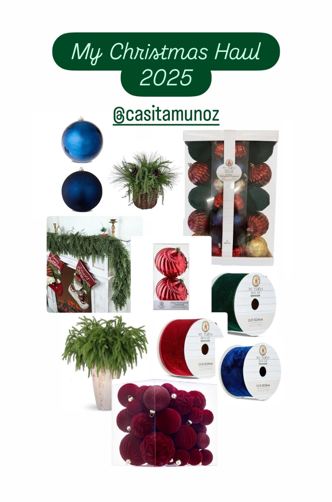 Changing things up this year for Christmas and adding some traditional colors. Here’s what I scooped up! 

#LTKHome #LTKSeasonal