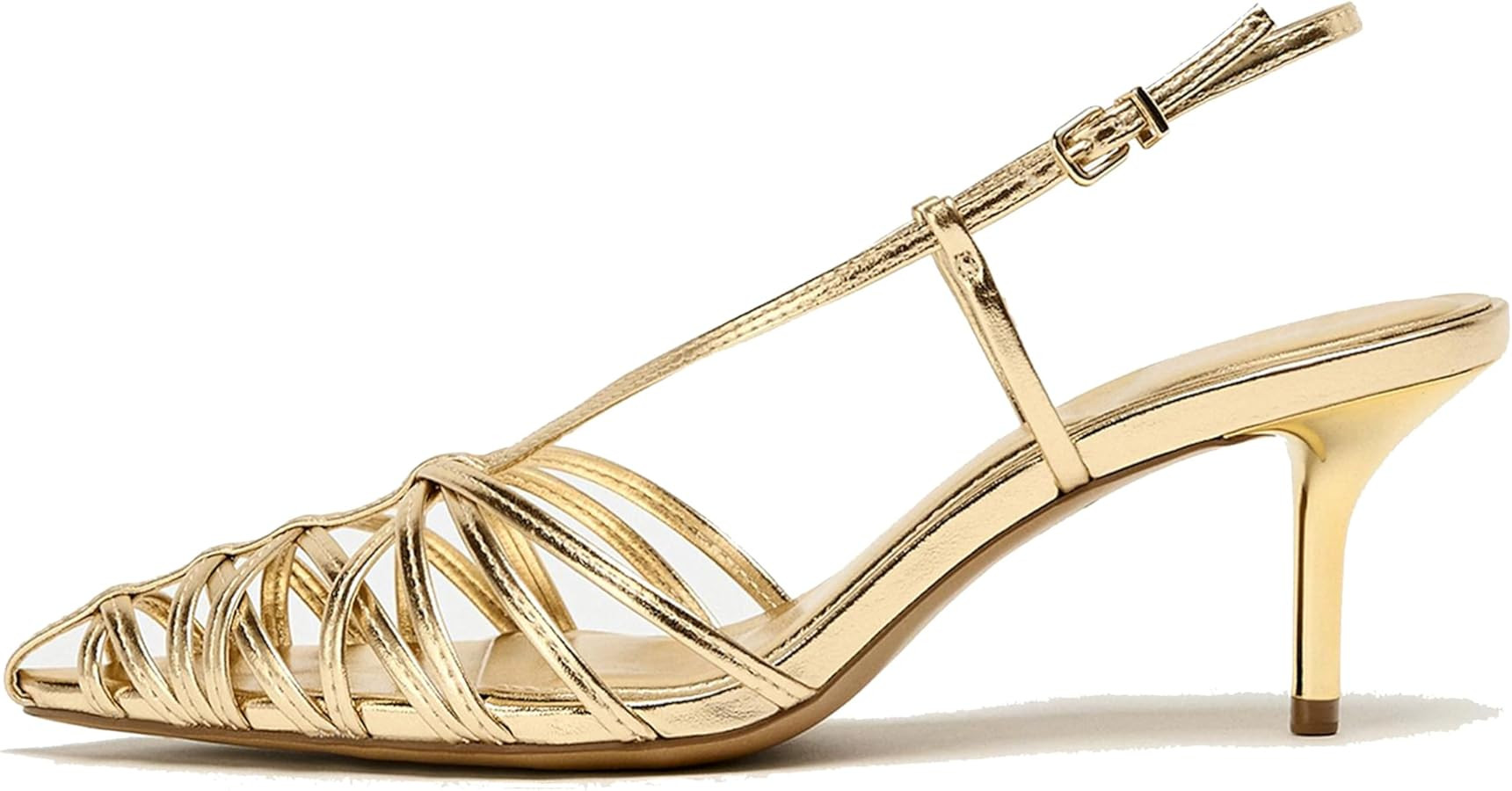 Sandal Heels Slingback Stilettos for Summer Fashionable Formal Banquet Shoes | Amazon (US)