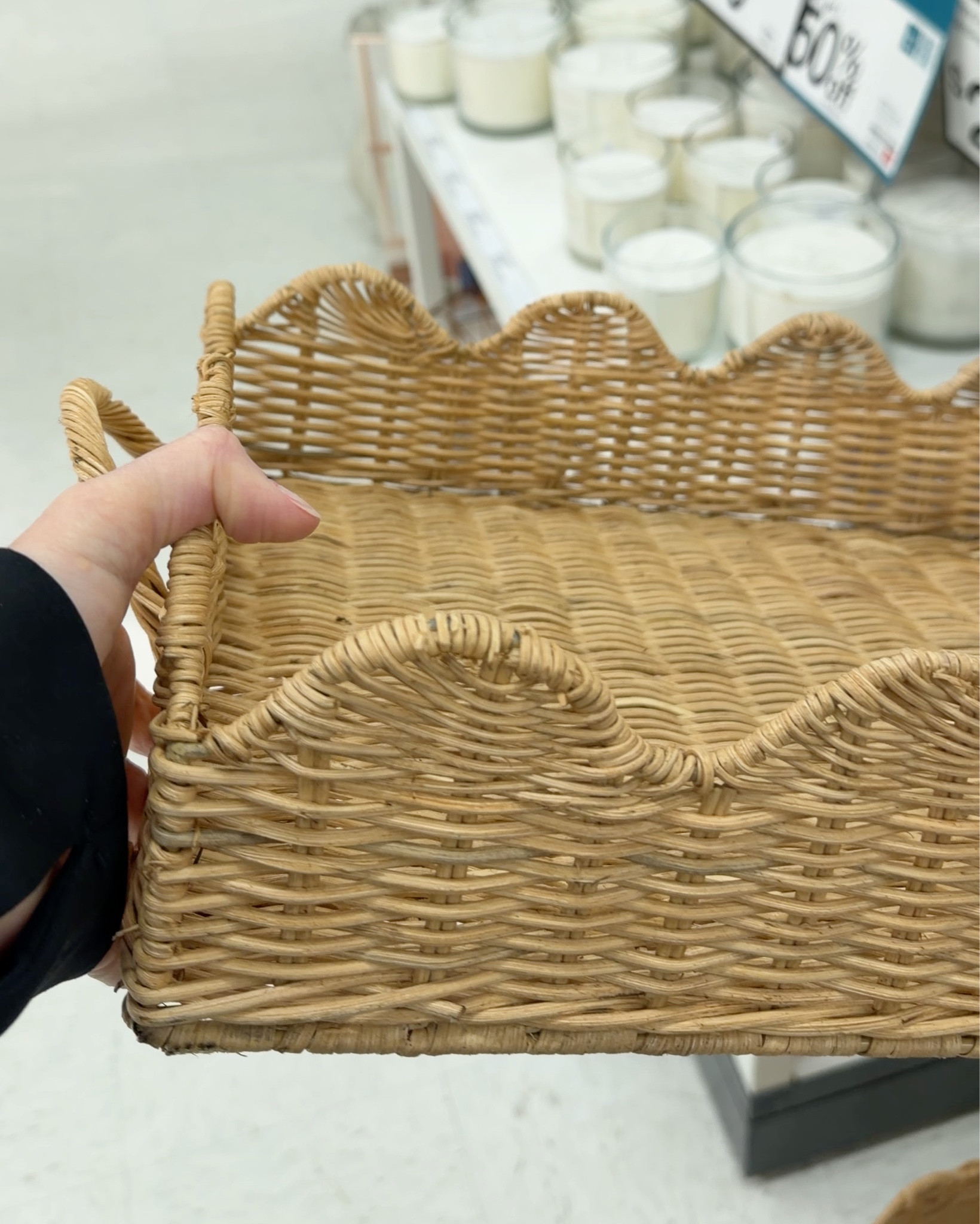This scalloped rattan tray from Target is one of my favorite styling pieces for adding texture and shape to shelves and tables. I love how the woven detail and soft edges instantly make decor look layered and elevated.



#LTKHome #LTKSaleAlert #LTKU