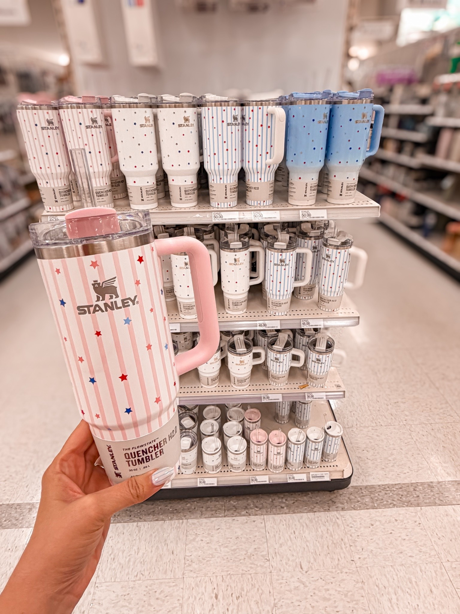 new patriotic stanleys just hit target 🇺🇸✨
the stars/details are SO cute and i love that they don’t feel overly holiday-specific either

patriotic stanley, target stanley, stanley target collection, summer stanley, americana stanley, star stanley cup, red white and blue stanley, stanley quencher, target summer finds, patriotic target finds, summer target finds, stanley tumbler, stanley stars collection, cute stanley cups, memorial day finds, 4th of july finds

#LTKSeasonal #LTKHome #LTKdayinmylife