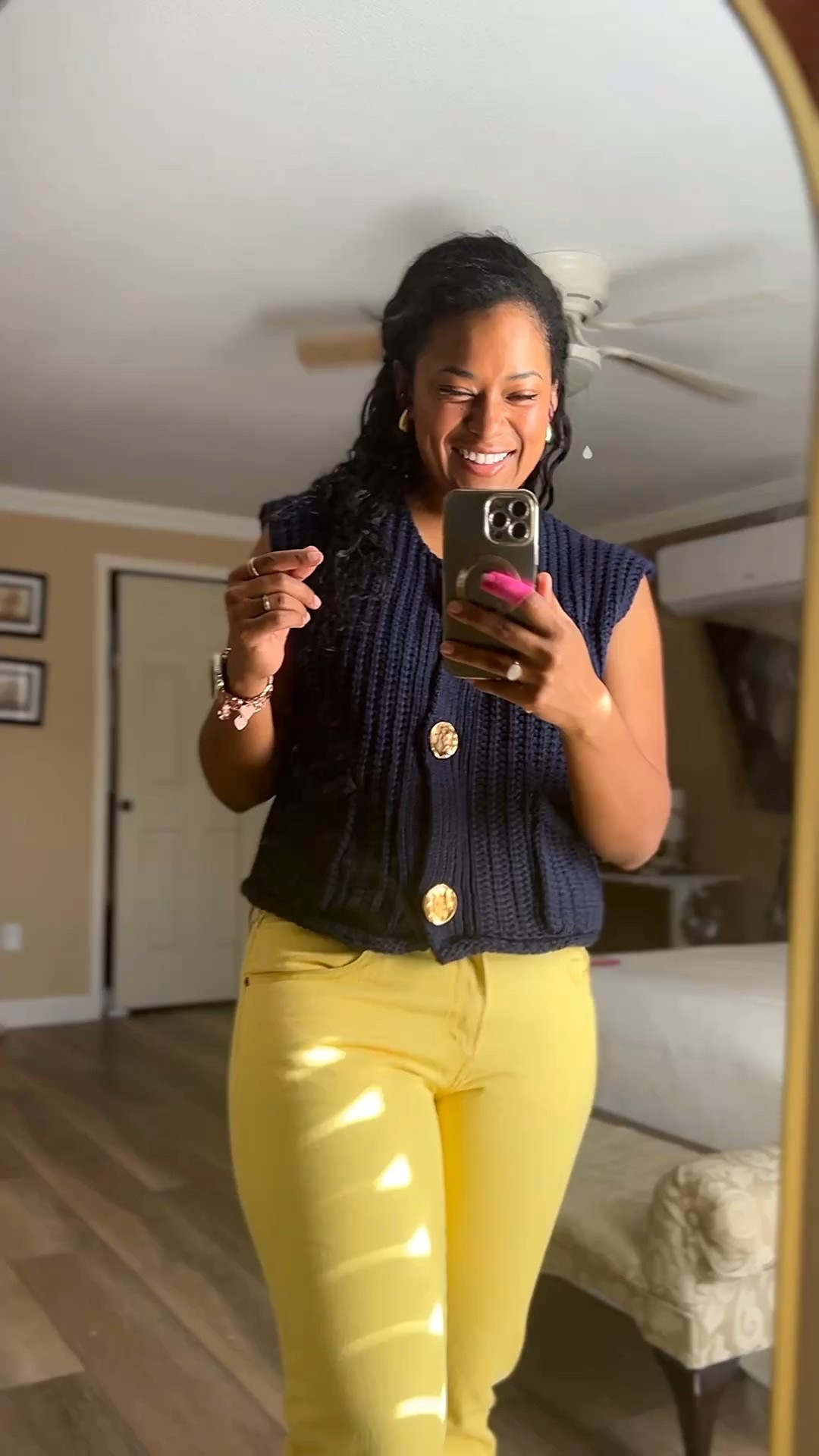 “Almost-Fall” Outfit of the day 
#sweatervest #sweater #brumate #womensstyle 

#LTKSeasonal