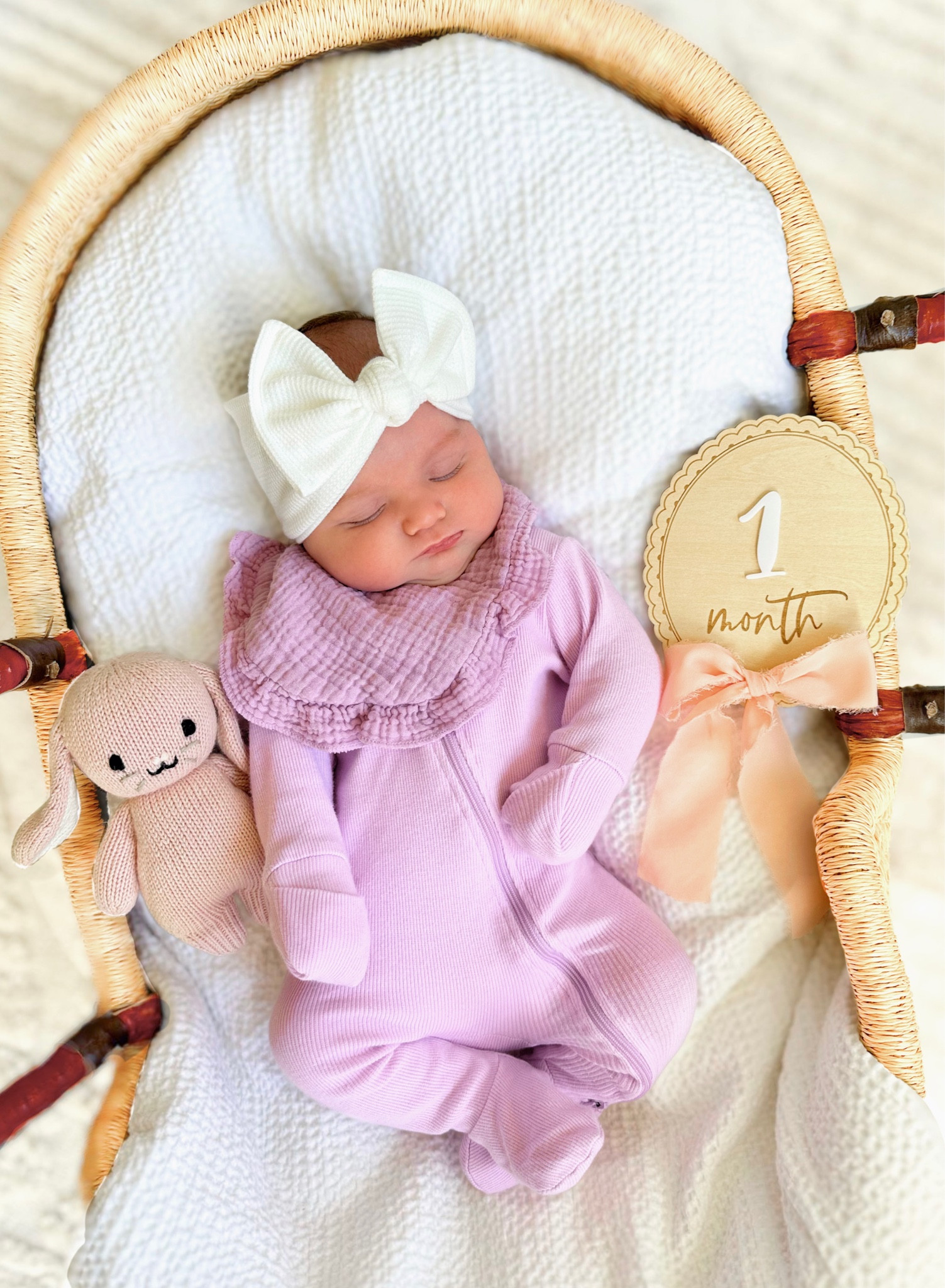 How has it already been a whole month with you, Kollins? Just a little over a month in, and you’ve already changed our lives in the best ways. You’ve made every day brighter with your sweet & happy spirit, your cute dimples & smile, and snuggles. You’ve stolen our hearts forever Kollins Kate🤍 #OneMonth #NewbornBaby 

#LTKKids #LTKFamily #LTKBaby