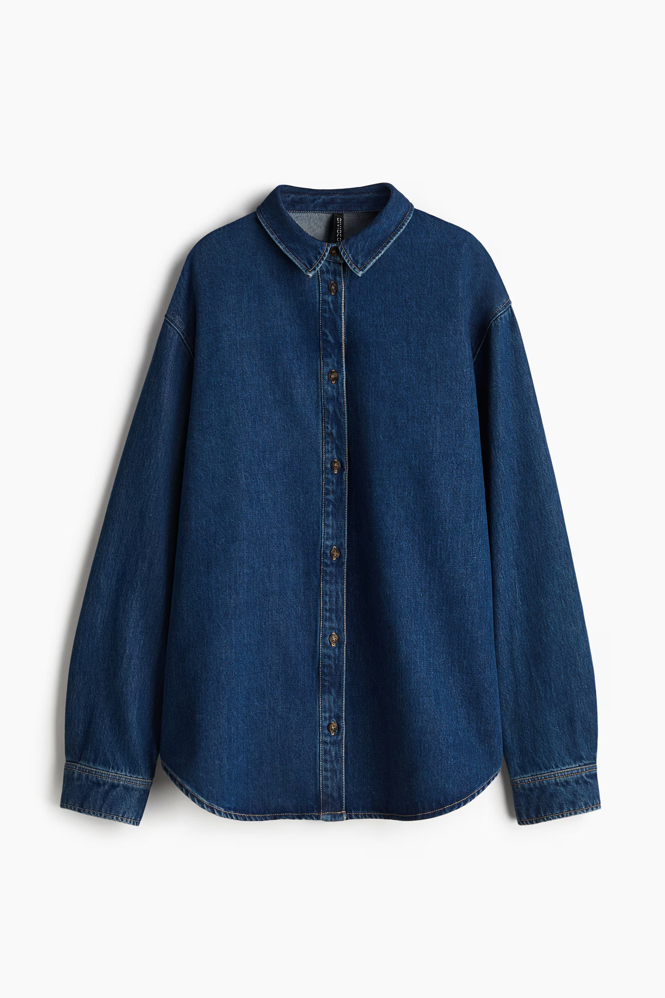 Oversized Denim Shirt - Denim blue - Ladies | H&M US | H&M (US + CA)