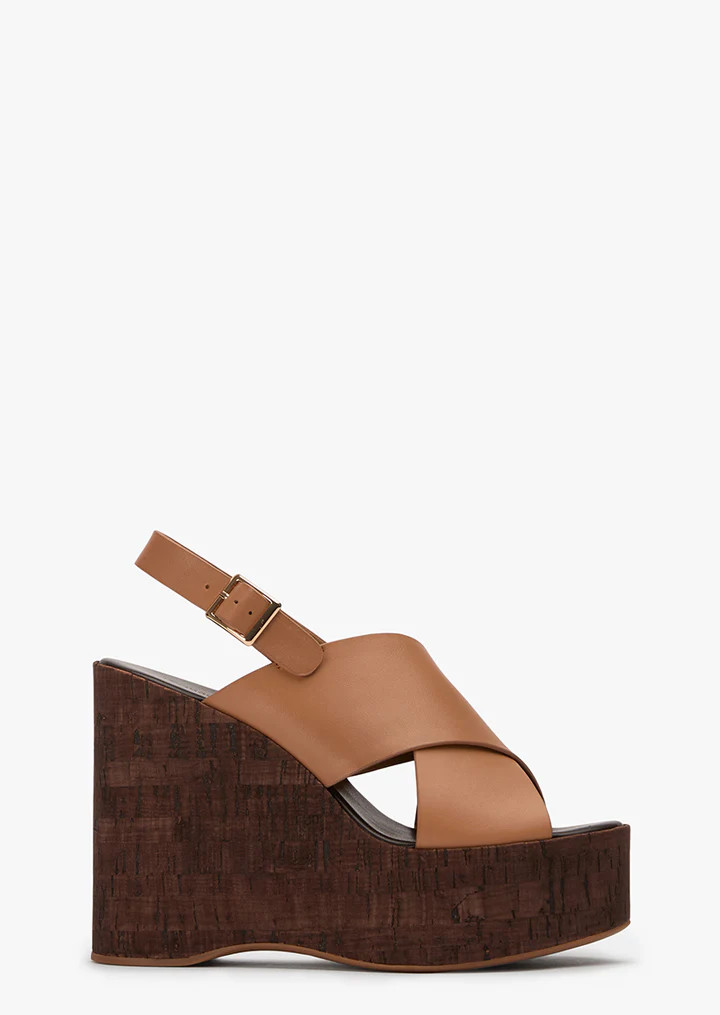 Vogue Tan Como Wedges | Wedges | Tony Bianco USA | Tony Bianco US