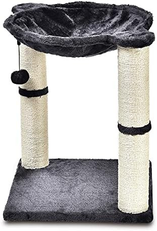 Amazon Basics Cat Condo Tree Tower with Hammock Bed and Scratching Post | Amazon (US)