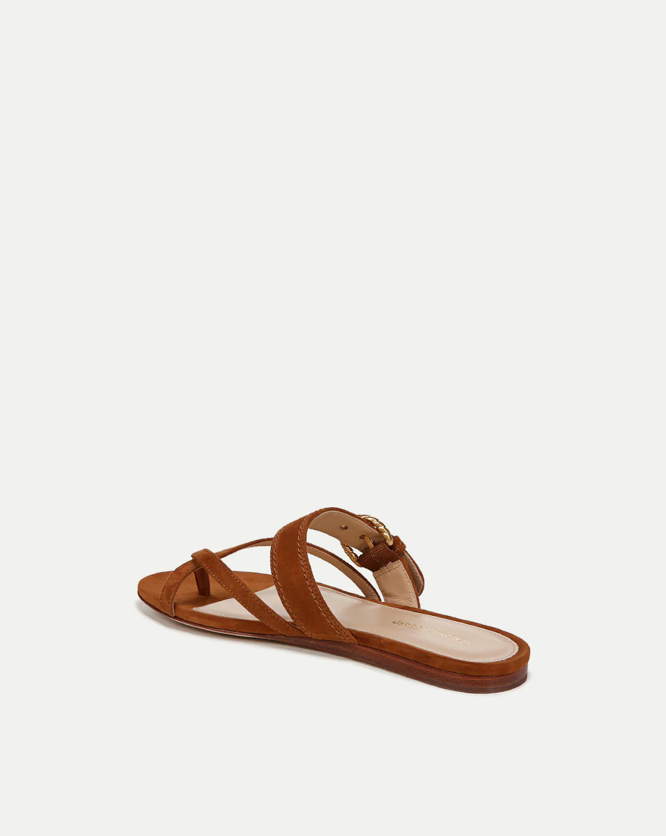 Salva Suede Crisscross Sandal | Veronica Beard