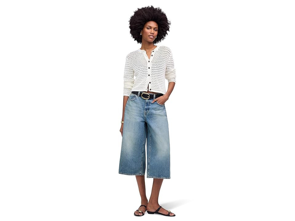 Madewell Denim Culotte in Billings Wash Women's Jeans Billings Wash : 25 19, Cotton/Denim | Zappos