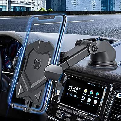 Car Phone Mount, Long Neck Dash & Windshield Phone Holder for Car Compatible with Phone 11/11 Pro... | Amazon (US)