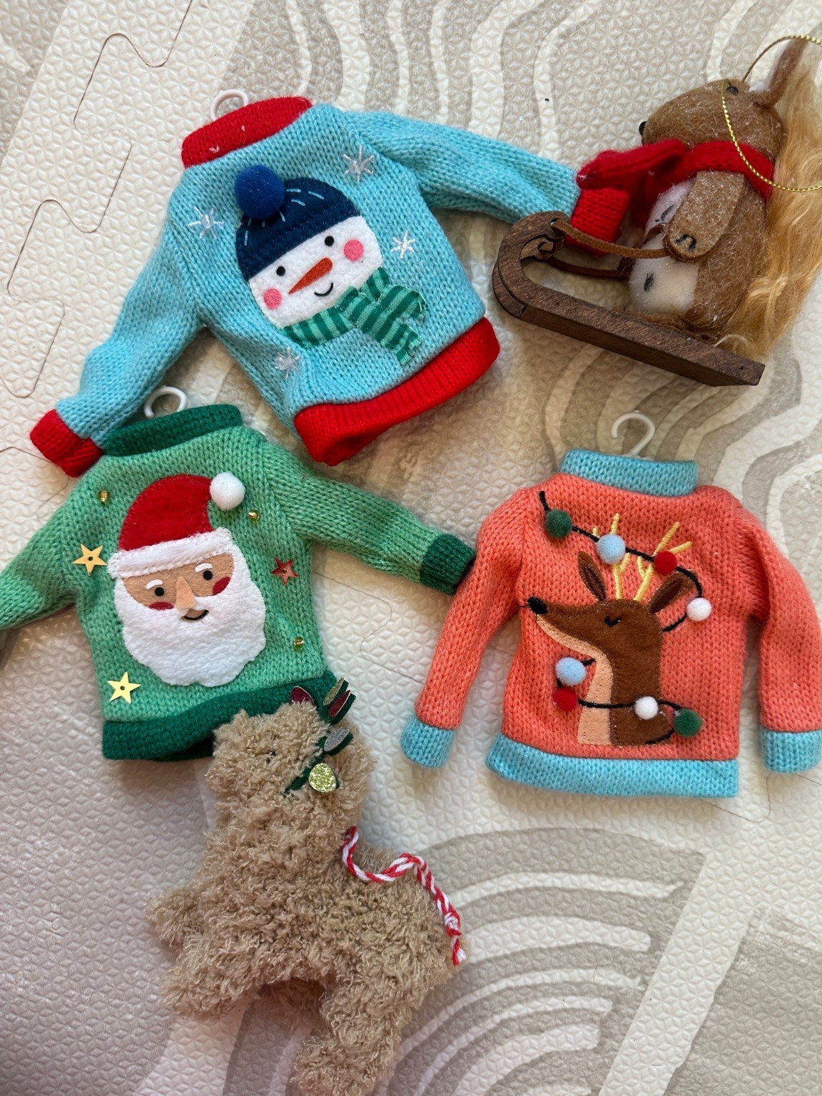 Found similar options for the Target sweater ornaments! 


#LTKHoliday #LTKFindsUnder50