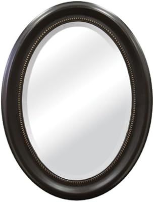 MCS Beaded Oval Wall Mirror, 22.5 x 29.5 Inch, Bronze | Amazon (US)