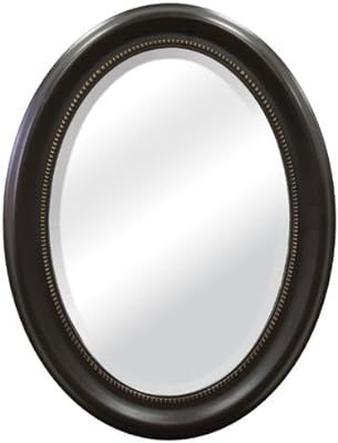 MCS Beaded Oval Wall Mirror, 22.5 x 29.5 Inch, Bronze | Amazon (US)