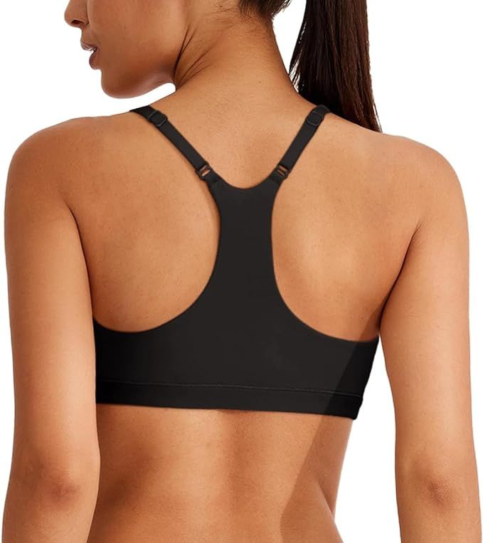 REORIA Women's Racerback Wireless No Padded Comfortable Sleep Bralettes Bras for Women | Amazon (US)