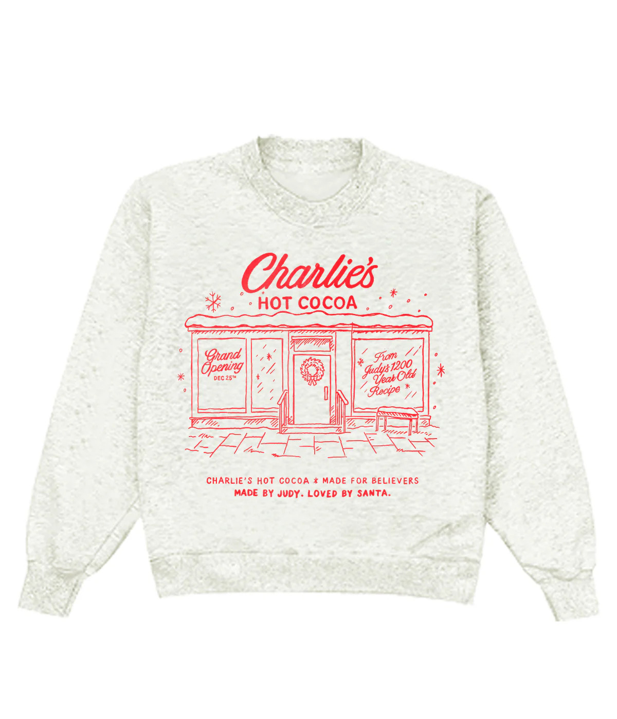 Charlie's Hot Cocoa Heather Crewneck | Shop Kristin Jones