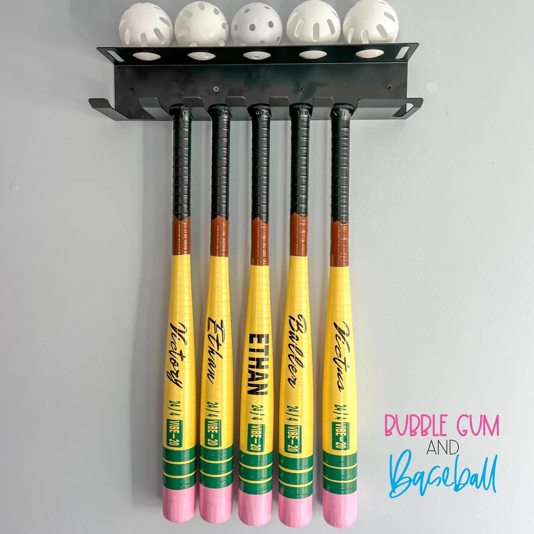 Mini Pencil Bat: Personalized 24" Plastic Baseball Bat | Etsy (US)