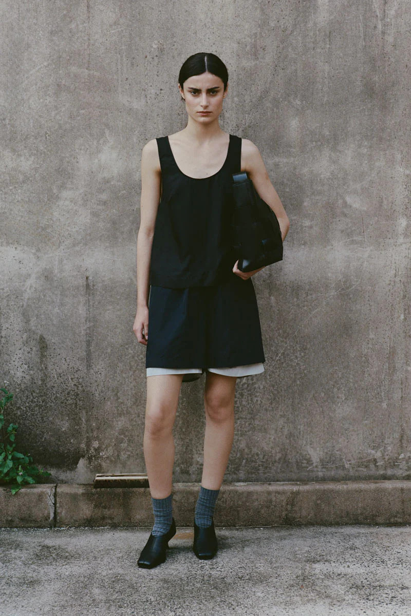 Paper Taffeta Short - Black / Black | St. Agni (US, UK, EU)