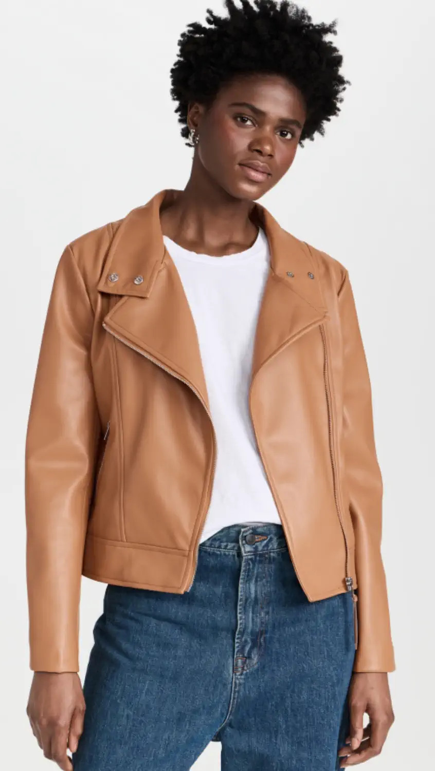 Faux Leather Moto Jacket | Shopbop