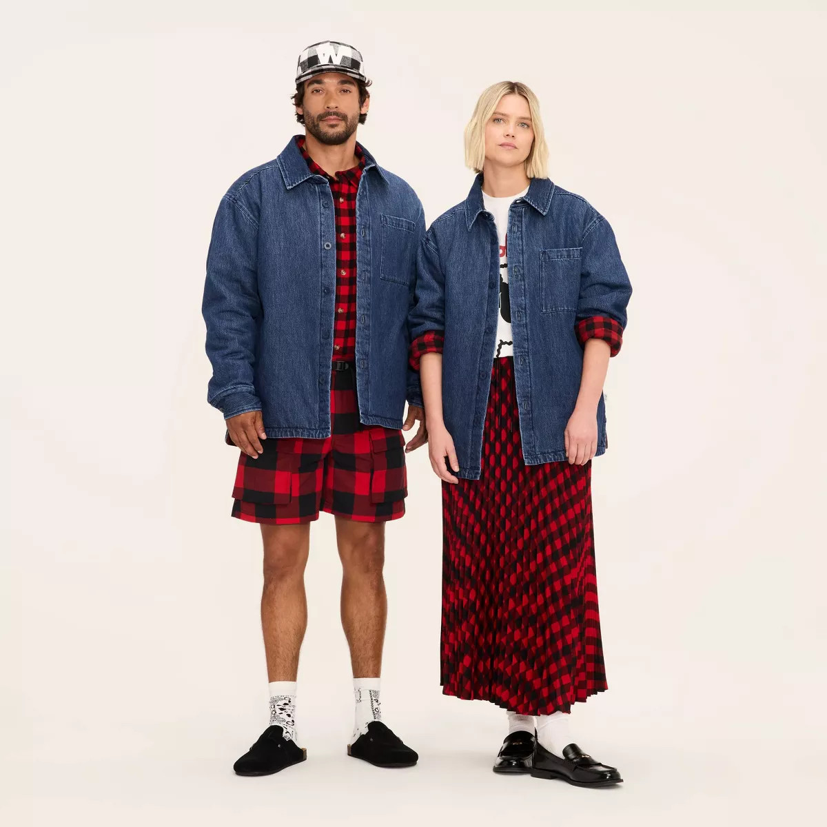 Adult Denim Shacket - Woolrich x Target Dark Wash Denim | Target