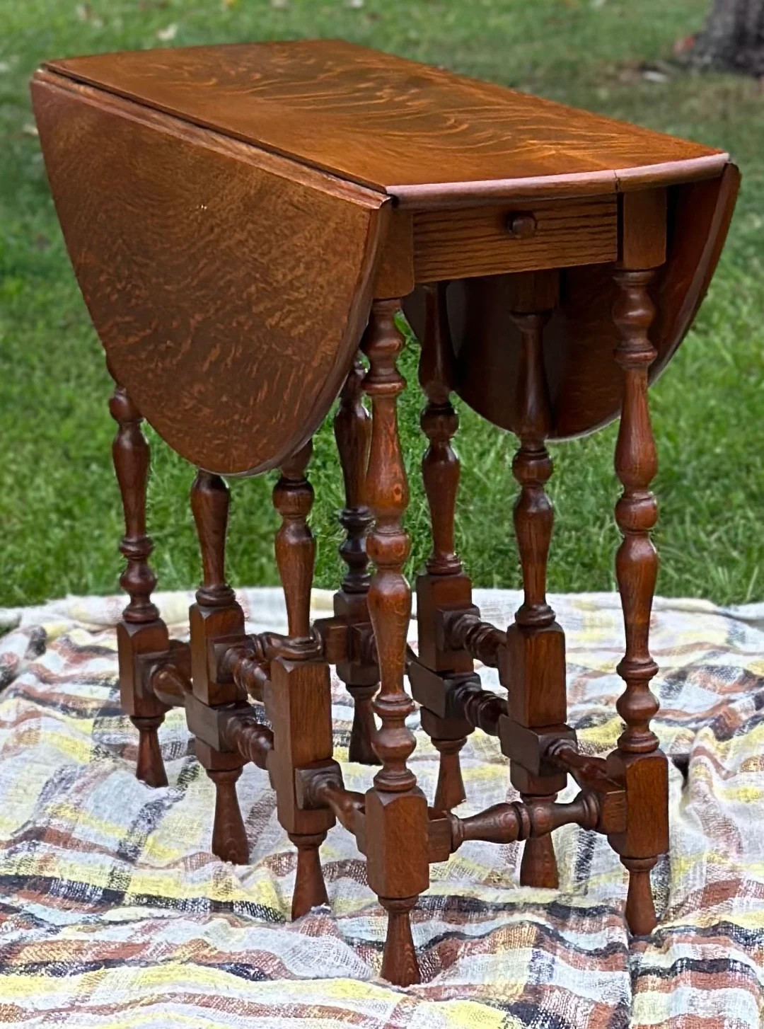 Antique English Gate Leg Drop Leaf Table - Etsy | Etsy (US)