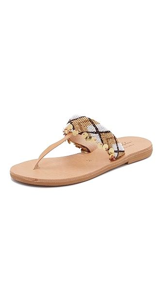 Elina Thong Sandal with Coins | Shopbop