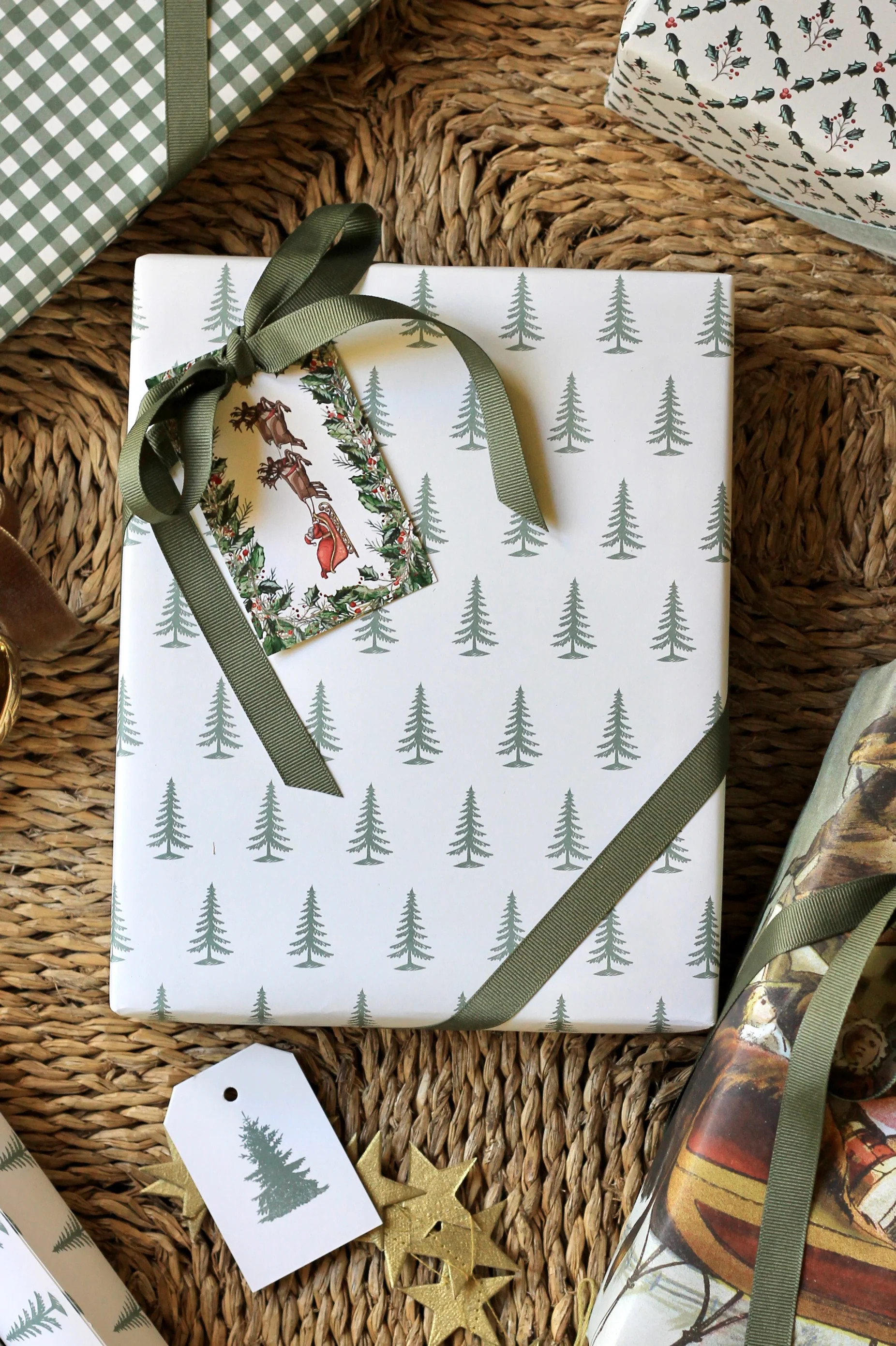 Tree Hunt Wrapping Paper | JSH Home Essentials